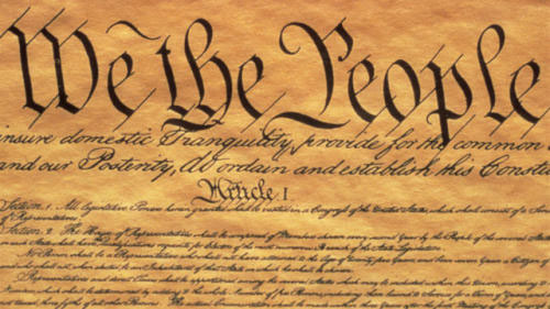 US Constitution cropped image